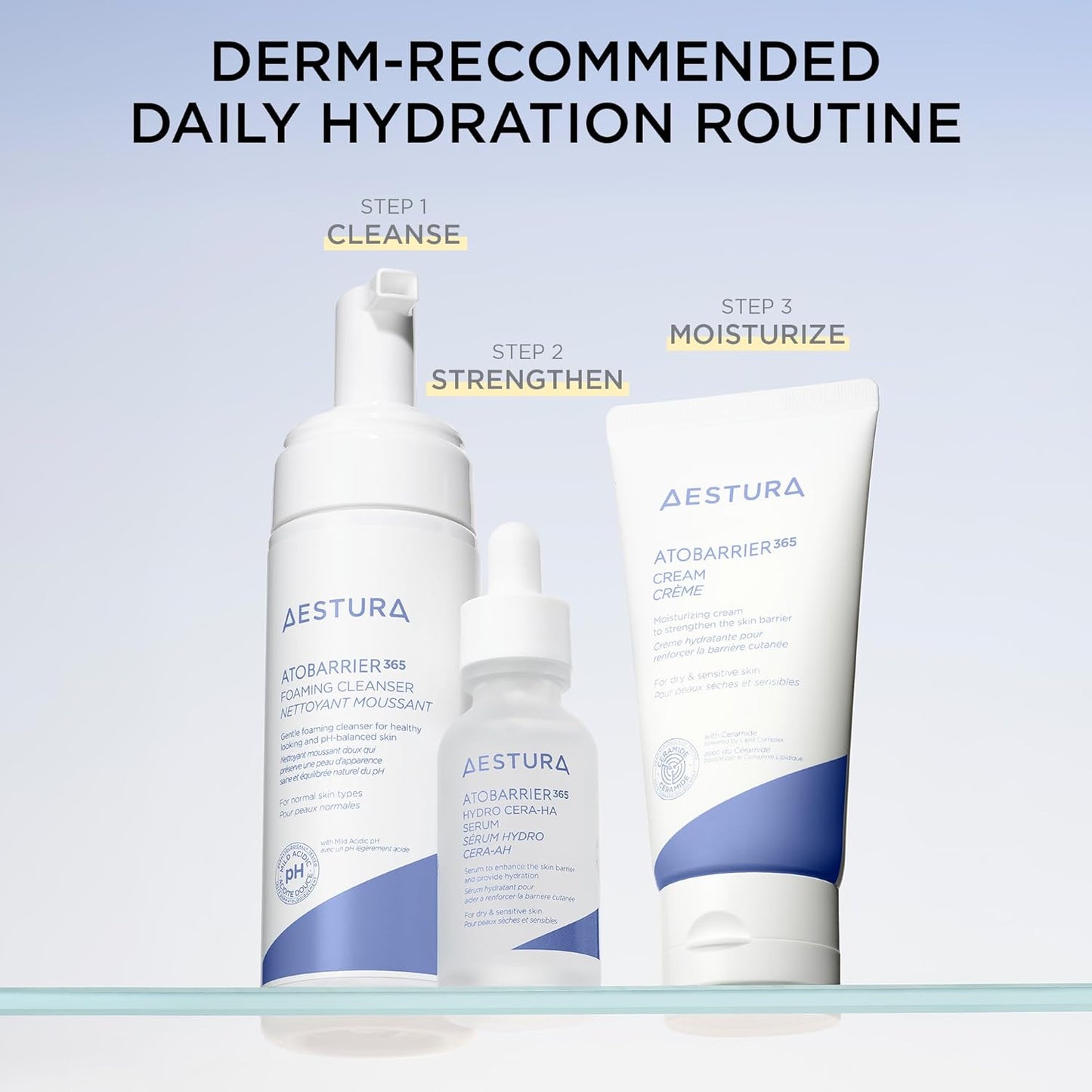 ATOBARRIER365 Gentle Ph-Balanced Foaming Cleanser with Ceramides | Korean Face Wash for Skin Moisture Barrier Repair, Hydrating Formula, Suitable for Dry Skin, 150ML / 5.07 Oz.