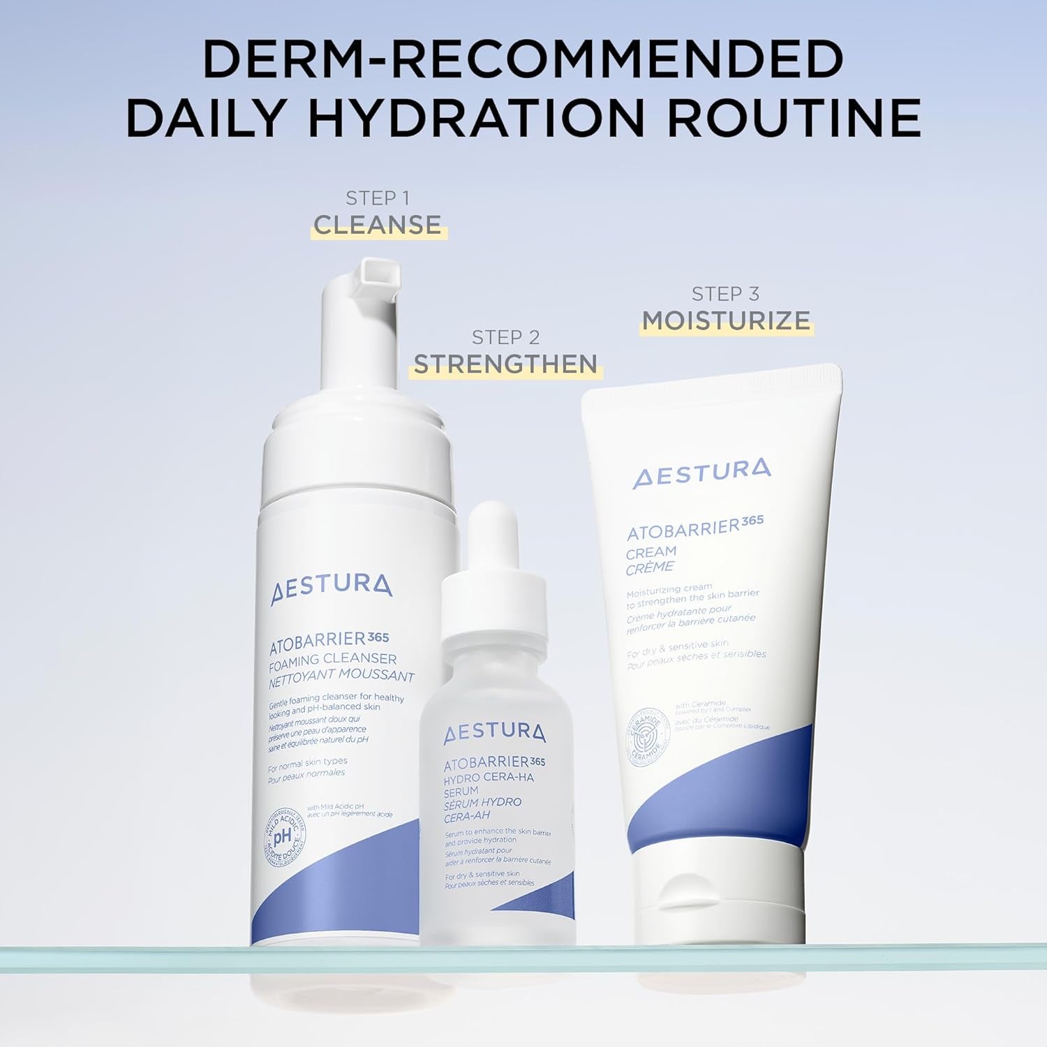 ATOBARRIER365 Gentle Ph-Balanced Foaming Cleanser with Ceramides | Korean Face Wash for Skin Moisture Barrier Repair, Hydrating Formula, Suitable for Dry Skin, 150ML / 5.07 Oz.