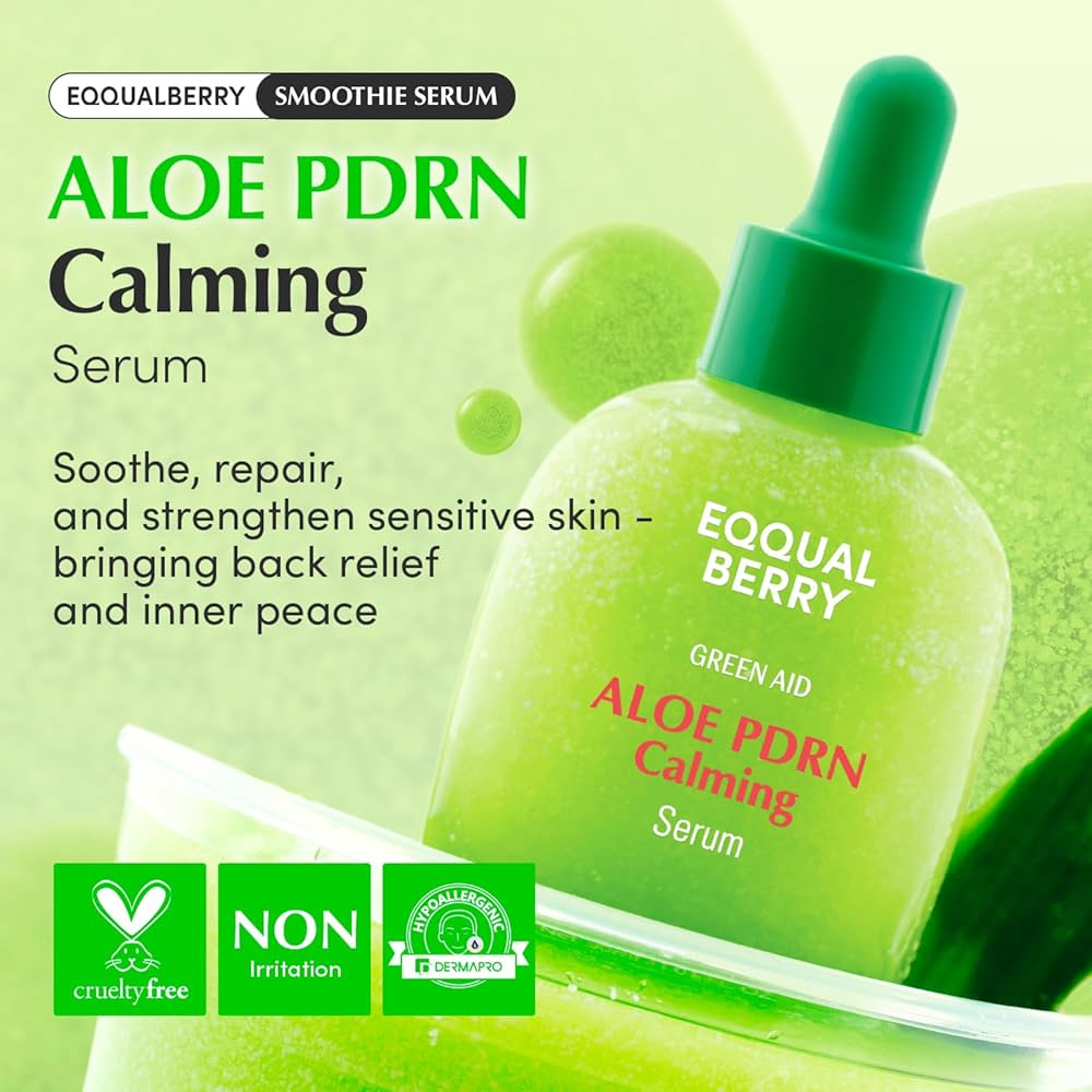EQQUALBERRY - Aloe PDRN Calming Serum - 30ml/ 1.01 Fl. Oz.