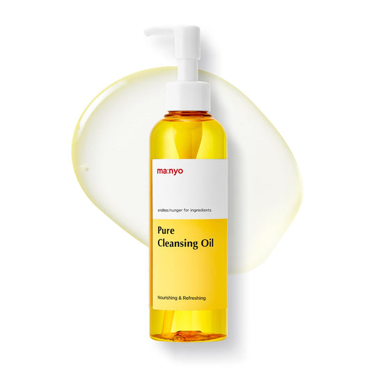 Pure Cleansing Oil Korean Facial Cleanser, Blackhead Melting, Daily Makeup Removal with Argan Oil, Korean Skin Care (4.73 Fl Oz / 140Ml)