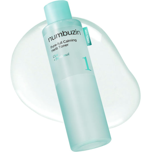 No.1 Toner | Pure-Full Calming Herb Toner | Breakouts, Redness, Excess Oil Control | Centella Asiatica, Heartleaf, Licorice Root | Acne-Prone, Sensitive Skin | 10.14 Fl. Oz.