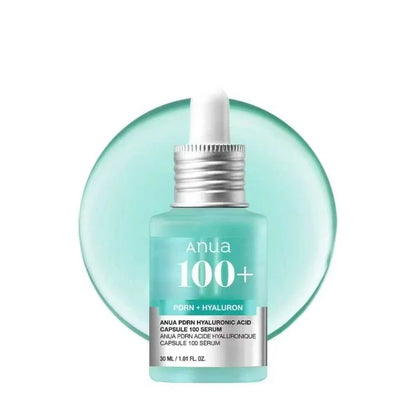 ANUA Skin Care Essence Hyaluronic Acid Capsule 100 Serum Blue Radiant Face Serum for Glass Skin Korean Skincare Products