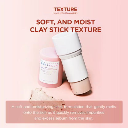 SKIN1004 Madagascar Centella Asiatica Acne Quick Clay Stick Mask Moisturizing and Nourishing Skin Korean Skincare 27G