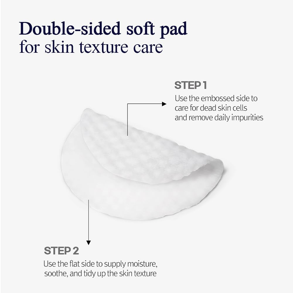 Essence Toner Pad with Astragalus Root, Houttuynia Cordata, Willow Bark, Centella Asiatica, Ceramide, Nourish Moisturizes, Removes Dead Skin Cells, Korean Face Skin Care 70Ea, 4.73Fl.Oz.