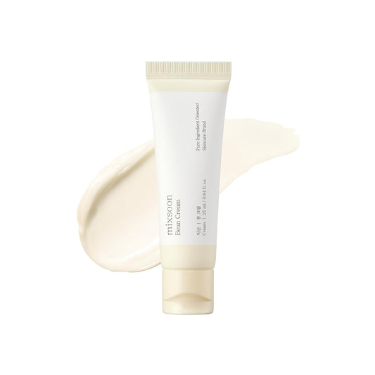 Bean Cream - Intensive Moisture Face Cream for Smooth, Nourished Skin, Pore & Sebum Care - Korean Skincare for Glass Skin - Non-Stick (0.85 Fl.Oz. / 25Ml)