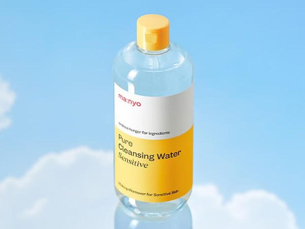 Pure Cleansing Water | Triple Micellar Technology for Sensitive Skin, Makeup Remover & Hydrating Cleanser, Korean Skincare 16.9 Fl Oz (500Ml)