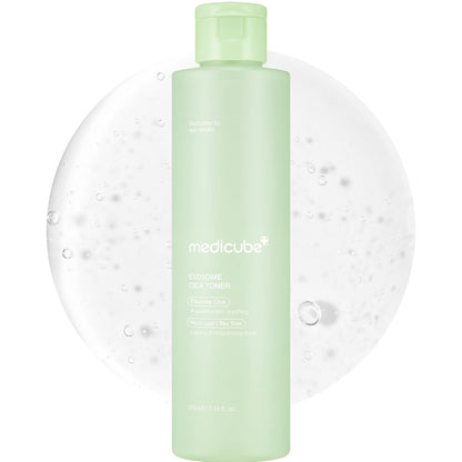 Exosome Cica Toner | Daily Soothing Toner with Exosome Cica, Heartleaf, Tea Tree, 12 Kinds of Cica | Low Irritation, Sebum Care Korean Skin Care, for Stressed Skin (210Ml / 7.10 Fl.Oz.)