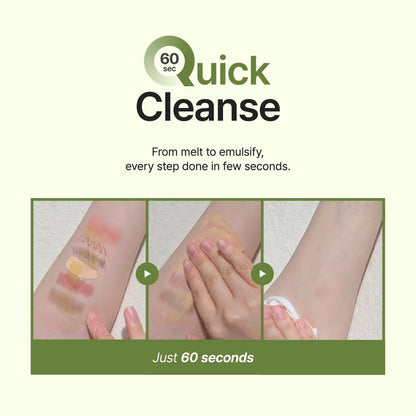 from Green Cleansing Oil, Fragrance-Free Makeup Remover for Face & Eyes, Gentle Vegan Oil Cleanser for Sunscreen & Waterproof Makeup, Cruelty-Free Korean Skin Care, 6.76 Fl.Oz / 200Ml