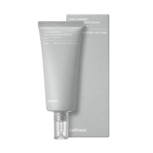 Dual Barrier Skin Wearable Cream | Long Lasting Cream Face Moisturizer with Ceramides, Hyaluronic Acid, Moisturizing, Hydrating, Soothing, Repairing, Day & Night Cream, 50Ml