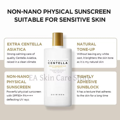 SKIN1004 Sunscreen Spf 50 Korean Madagascar Centella Skin Care Original Protector Solar Facial Crème Solaire Sun Screen Cream