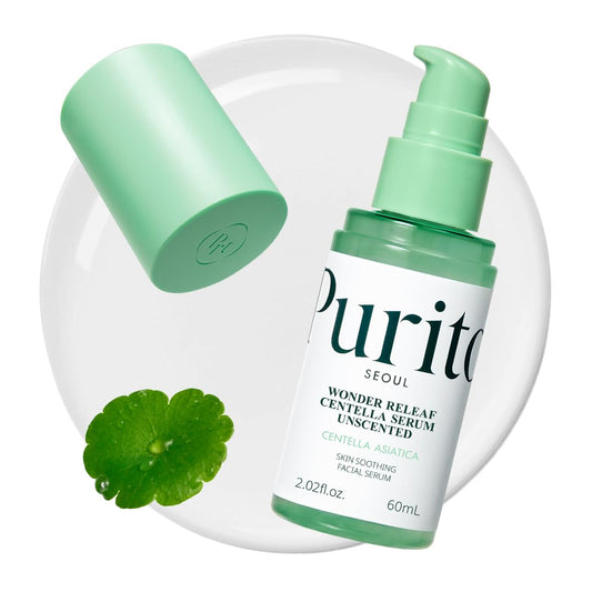 Centella Unscented Serum, 34,860 Ppm Centella, Facial Serum for Sensitive Skin & Acne-Prone Skin, Soothing Serum, Vegan & Cruelty-Free, Korean Skincare, 2 Fl.Oz / 60Ml