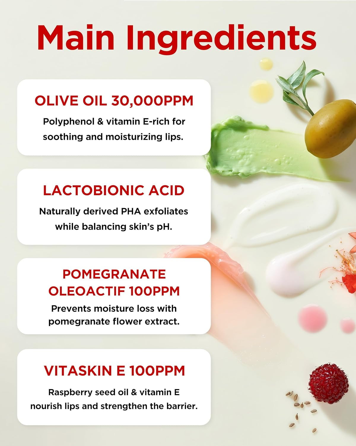 Vita Glazed Lip Mask – Korean Vegan Lip Scrub & Overnight Exfoliating Treatment for Dry, Chapped Lips – Hydrating, Plumping, Smoothing – Glazed Balm Texture, Non-Sticky, 0.68Oz