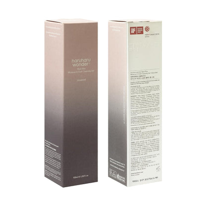 Wonder Black Rice Moisture 5.5 Soft Cleansing Gel, 3.4 Fl.Oz, Gentle Face Wash for Dry to Normal Skin, Low 5.5Ph, Soap Free, Hydrating, Fragrance Free, Daily Use, Korean Skincare