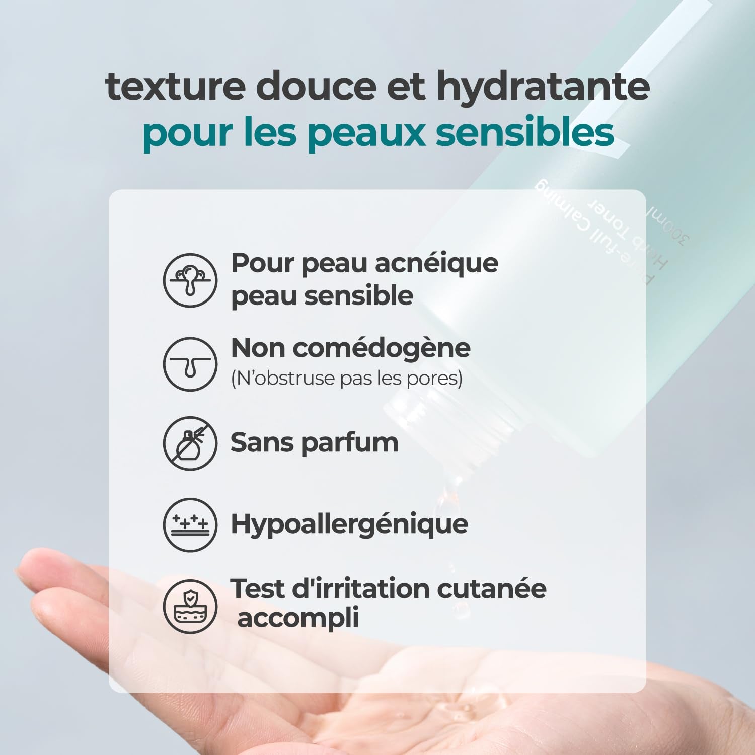No.1 Toner | Pure-Full Calming Herb Toner | Breakouts, Redness, Excess Oil Control | Centella Asiatica, Heartleaf, Licorice Root | Acne-Prone, Sensitive Skin | 10.14 Fl. Oz.