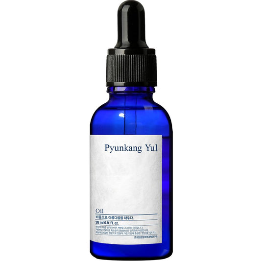 PKY Facial Oil for All Skin Types - 100% Natural Vitamin E from Shea Butter, Pure Vitamin C from Lemon & Bergamot, Lavender & Rosemary Leaf Oil Calm Irritated Skin 0.9 Fl. Oz