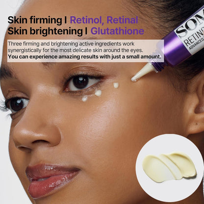 Retinol Intense Advanced Triple Action Eye Cream – 1.01Oz, 30Ml – Korean Retinol under Eye Cream anti Aging for Fine Lines – Brightens Dark Circles & Smooths Skin Texture – Korean Skin Care