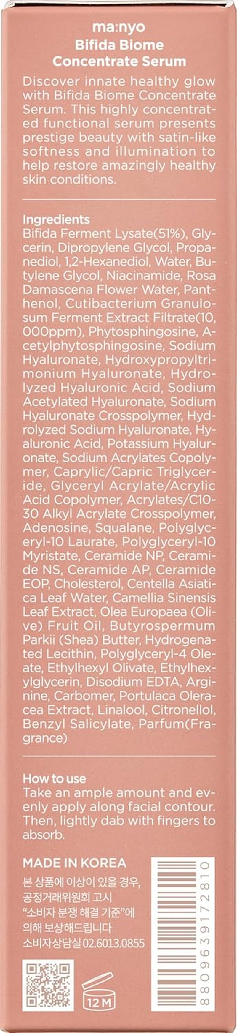 Bifida Biome Concentrate Eye Cream Korean Skin Care 1.0Fl Oz (30Ml)