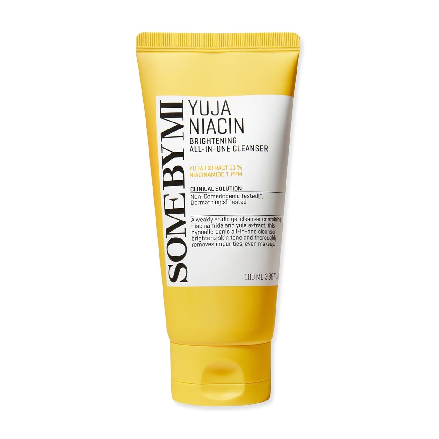 Yuja Niacin Brightening All in One Cleanser - 3.38Oz, 100Ml - Mild Daily Face Wash for Dull-Looking Skin - Low Ph Formula with No Irritation - Pore and Sebum Care - Korean Skin Care