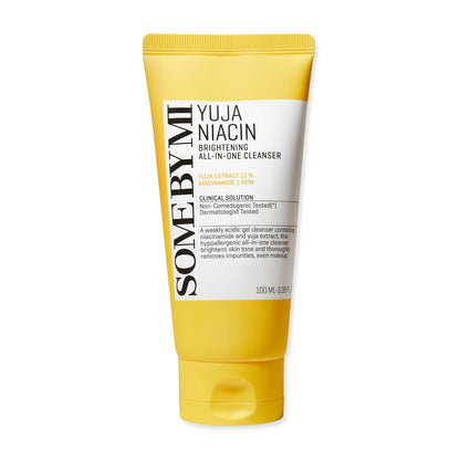 Yuja Niacin Brightening All in One Cleanser - 3.38Oz, 100Ml - Mild Daily Face Wash for Dull-Looking Skin - Low Ph Formula with No Irritation - Pore and Sebum Care - Korean Skin Care