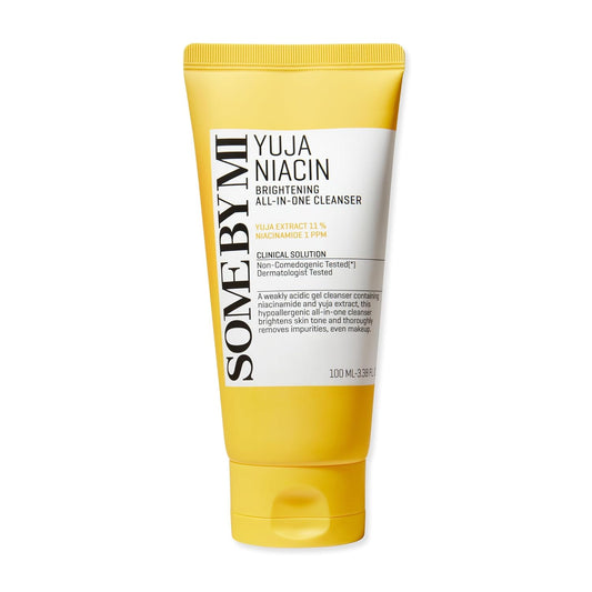 Yuja Niacin Brightening All in One Cleanser - 3.38Oz, 100Ml - Mild Daily Face Wash for Dull-Looking Skin - Low Ph Formula with No Irritation - Pore and Sebum Care - Korean Skin Care