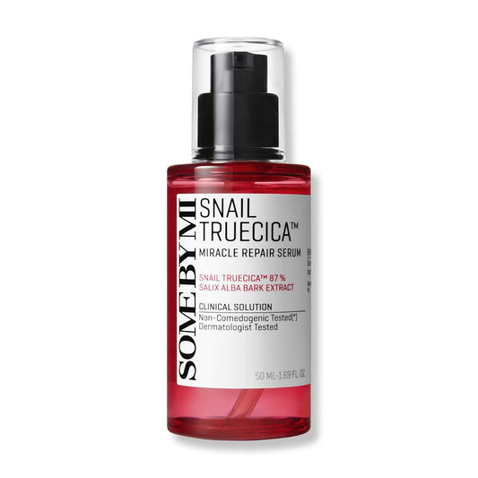Snail Trucica Miracle Repair Serum - 1.69Oz, 50Ml - Made from Snail Mucin for Sensitive Skin - Daily Repair Face Serum for Post Acne Marks and Strengthen Skin Barrier - Korean Skin Care