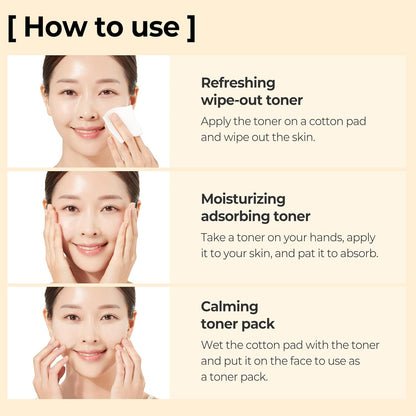Propolis B5 Glow Barrier Calming Toner / 5.07Oz, 150Ml / Strengthen Skin Barrier with Honey Extracts/Brightening and Skin Calming Effect, Sebum and Pimple Care/Facial Skin Care