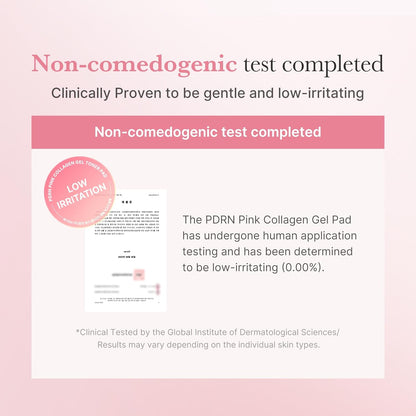 Salmon DNA PDRN Pink Collagen Jelly Pad | Korean Gel Toner Pads with Niacinamide, Madecassoside, Retinol | Soothing, Radiance & Uneven Skin Tone | Korean Skin Care | 70Pads