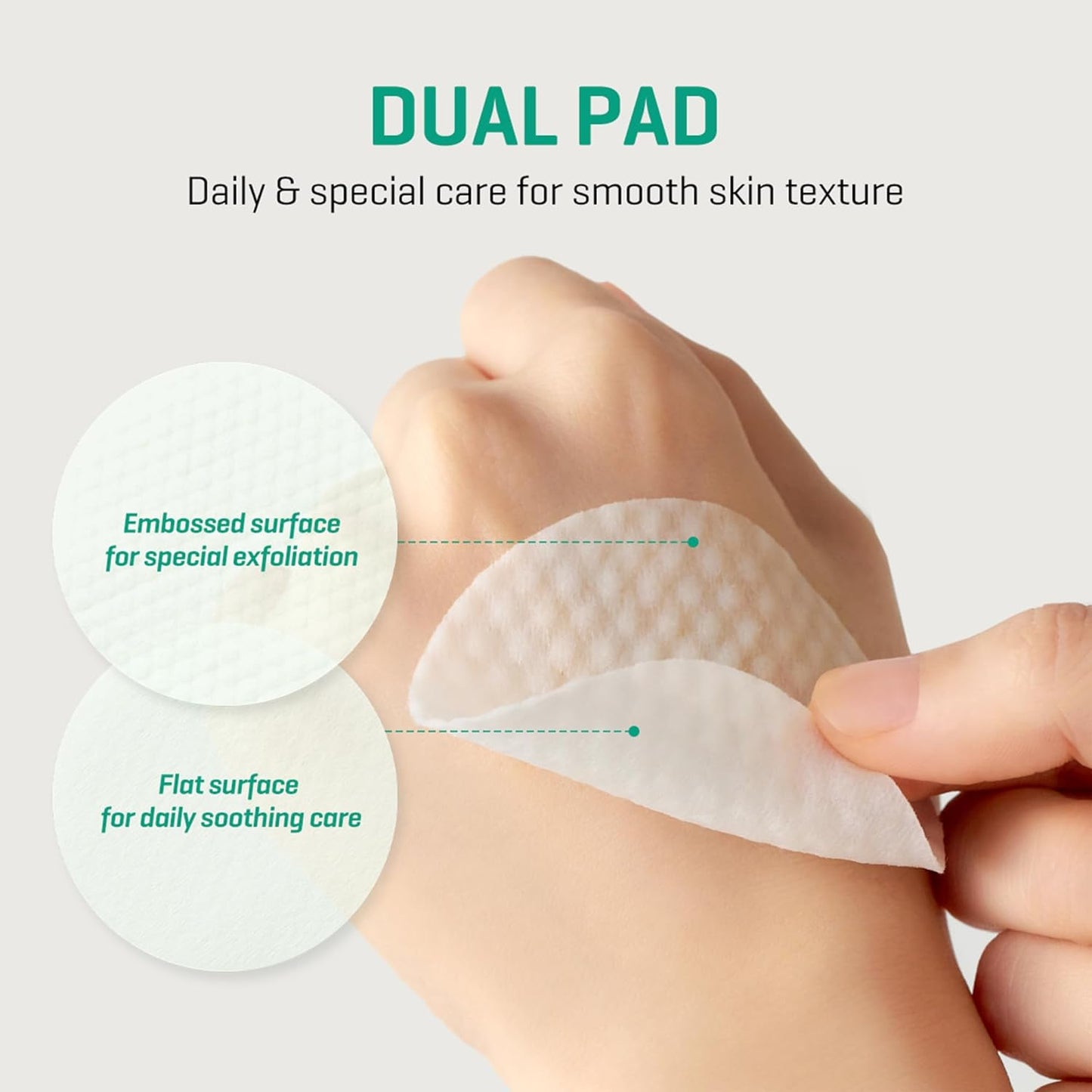 AHA BHA PHA 30 Days Miracle Truecica Clear Pad – 70 Pads – Korean Exfoliating Centella Face Toner Pads – Gently Clears Impurities, Refines Pores & Smooths Skin Texture – Korean Skin Care
