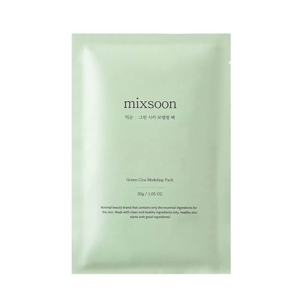 Green Cica Modeling Pack (5Ea) Renew Version | Moisturizing Melting Pack Increases Cooling Sensation and Hydration Level