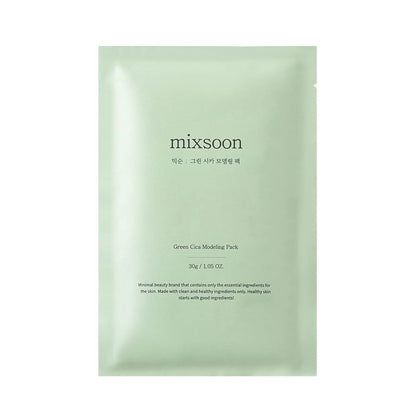 Green Cica Modeling Pack (5Ea) Renew Version | Moisturizing Melting Pack Increases Cooling Sensation and Hydration Level