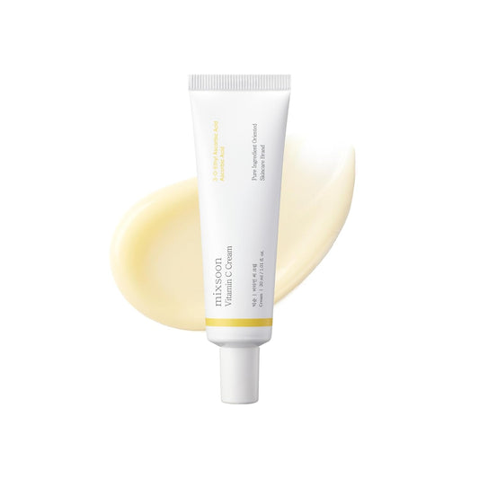 Vitamin C Cream 1.01 Fl. Oz. / 30Ml Lightweight Radiance Non-Sticky Low-Irritation Cream for Sensitive Skin Korean Glass Skin Care