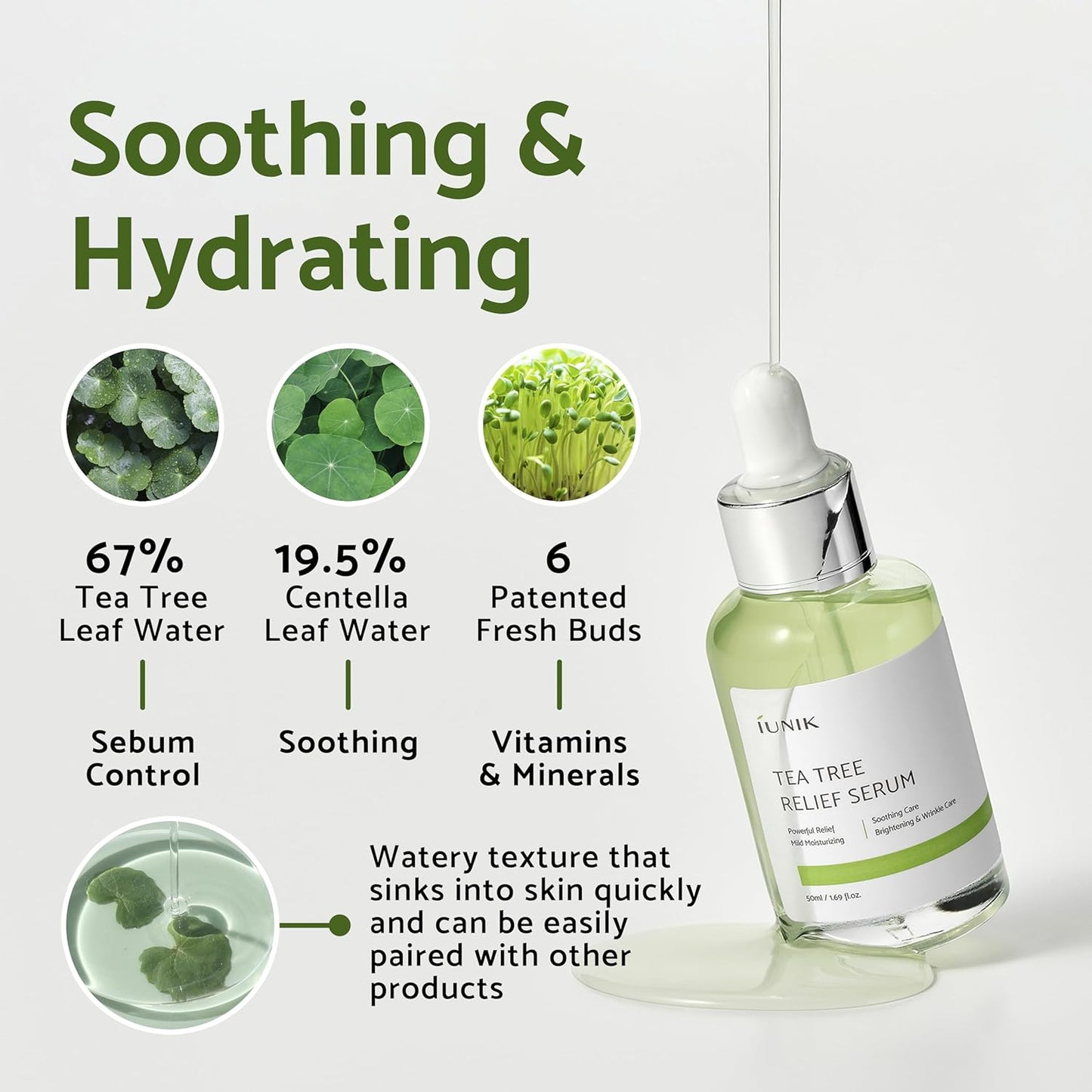 Centella Edition Skincare Set (Cream 2.02 Fl.Oz. & Mini Serum 0.51 Fl.Oz.) - Centella Asiatica and Tea Tree Leaf Waters to Soothe, Calm, Moisturize, and Protect the Skin