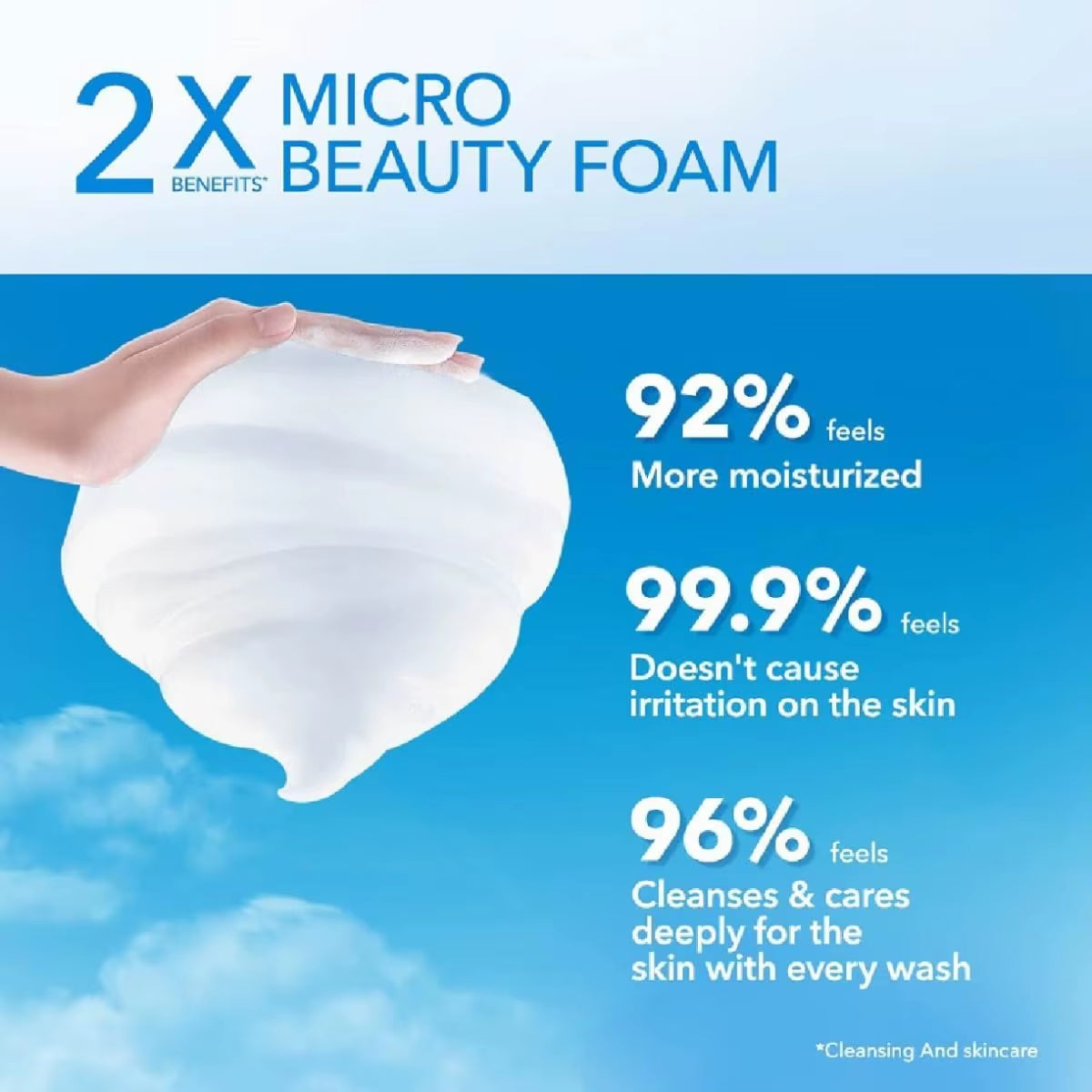 Senka Perfect Whip Beauty Foam Facial Cleanser 120G, Pack of 1, Made in Japan