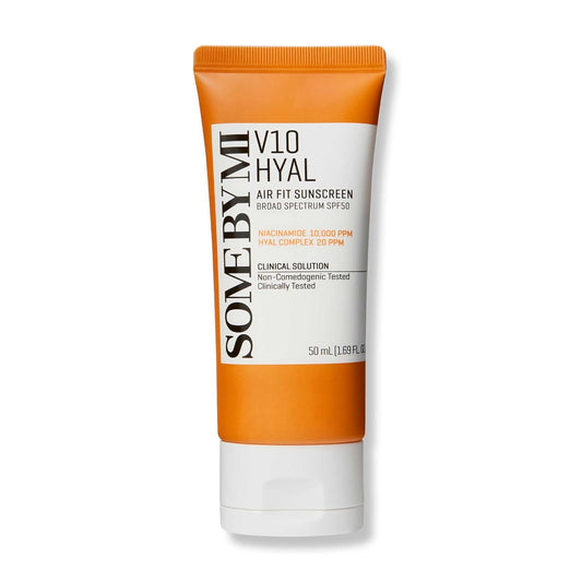 V10 Hyal Air Fit Sunscreen SPF 50 – 1.69Oz, 50Ml – Korean Centella Sunscreen for Face with UV Protection – Non-Greasy, No White Cast, No Eye Irritation for Sensitive Skin – Korean Skin Care