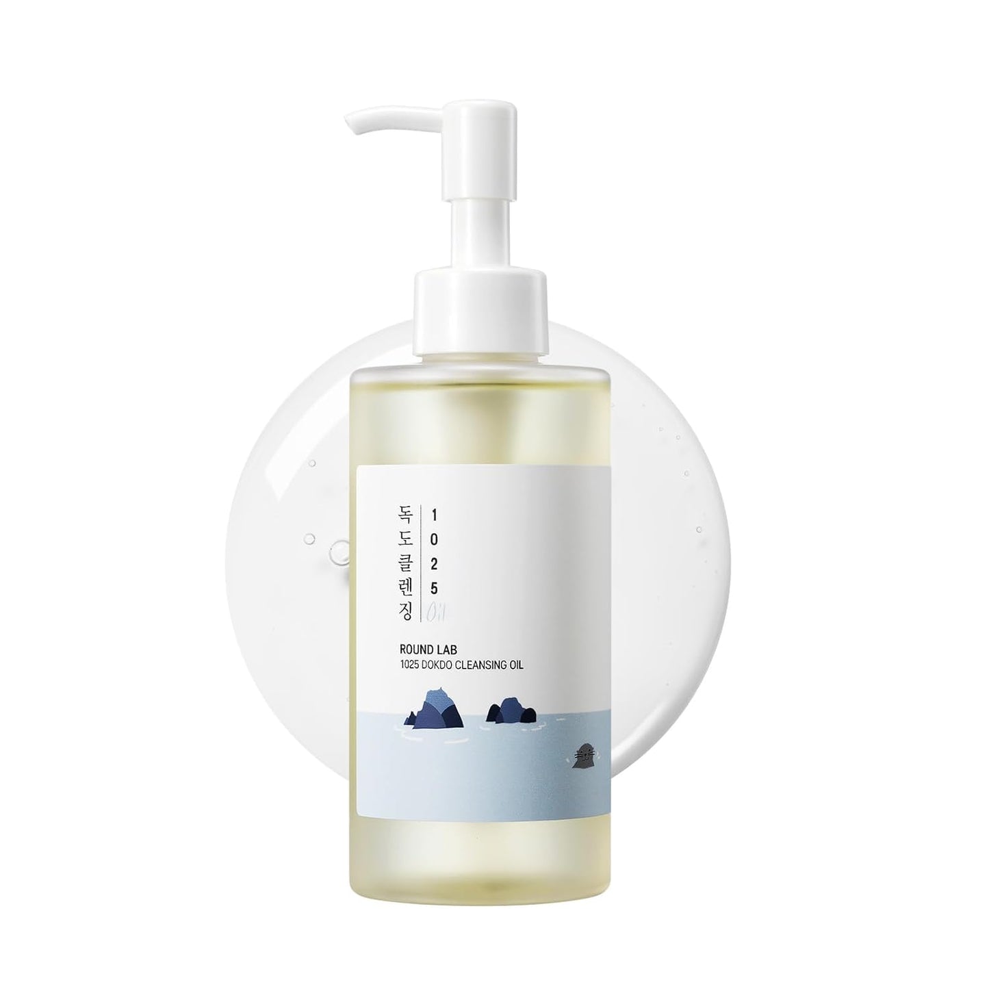 1025 Dokdo Cleansing Oil 6.76 Fl Oz, Facial Oil Cleanser for Face, Deep Pore Cleansing, Makeup Blackhead Impurities Remover, Easy to Wash off No Oily Residue, Korean Skin Care