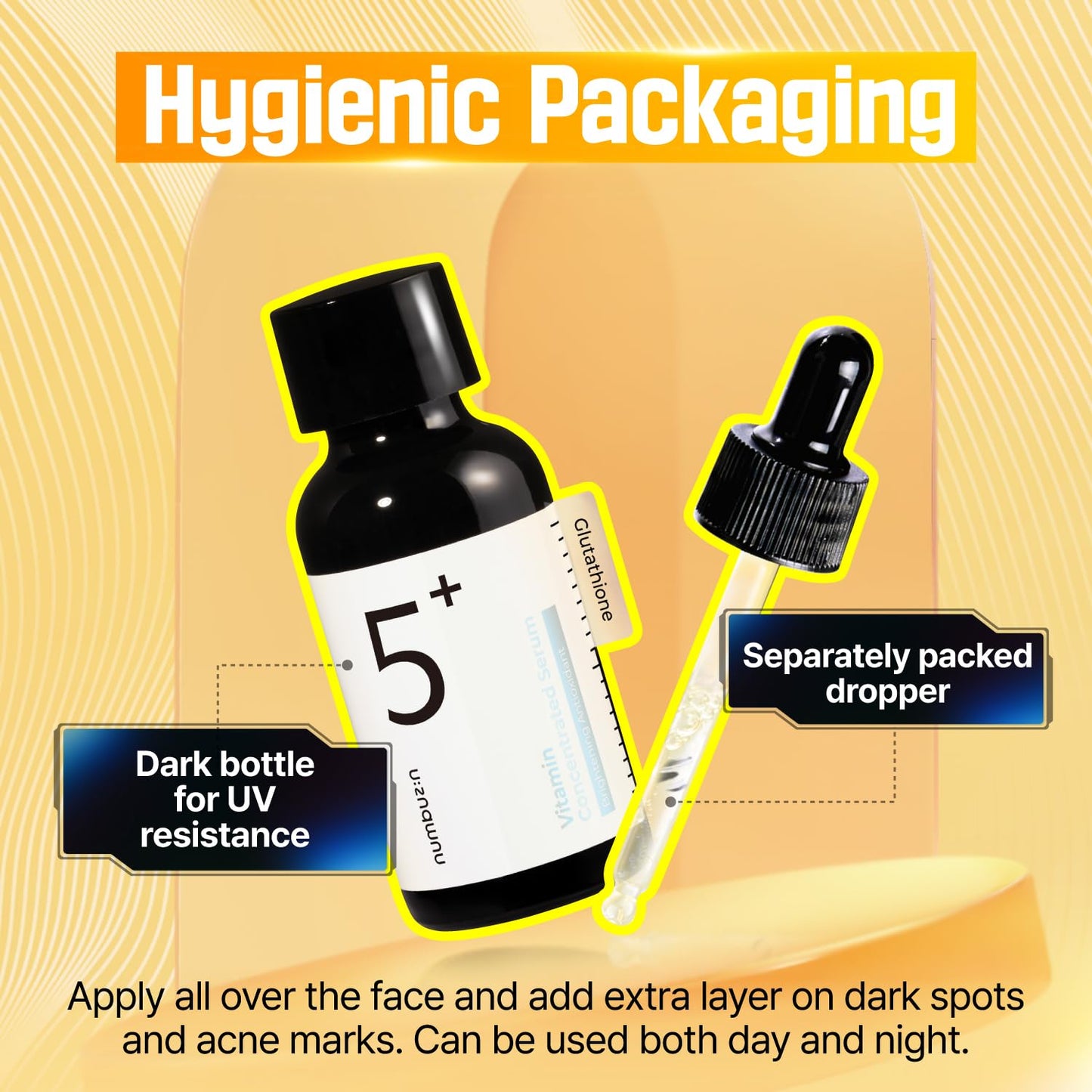 No.5 Serum | Tranexamic Acid 4%, Niacinamide 5%, Glutathione, Vitamin C | Vitamin Concentrated Serum | Hyperpigmentation| Suitable for Sensitive Skin, Korean Skincare | 1.01 Fl. Oz.