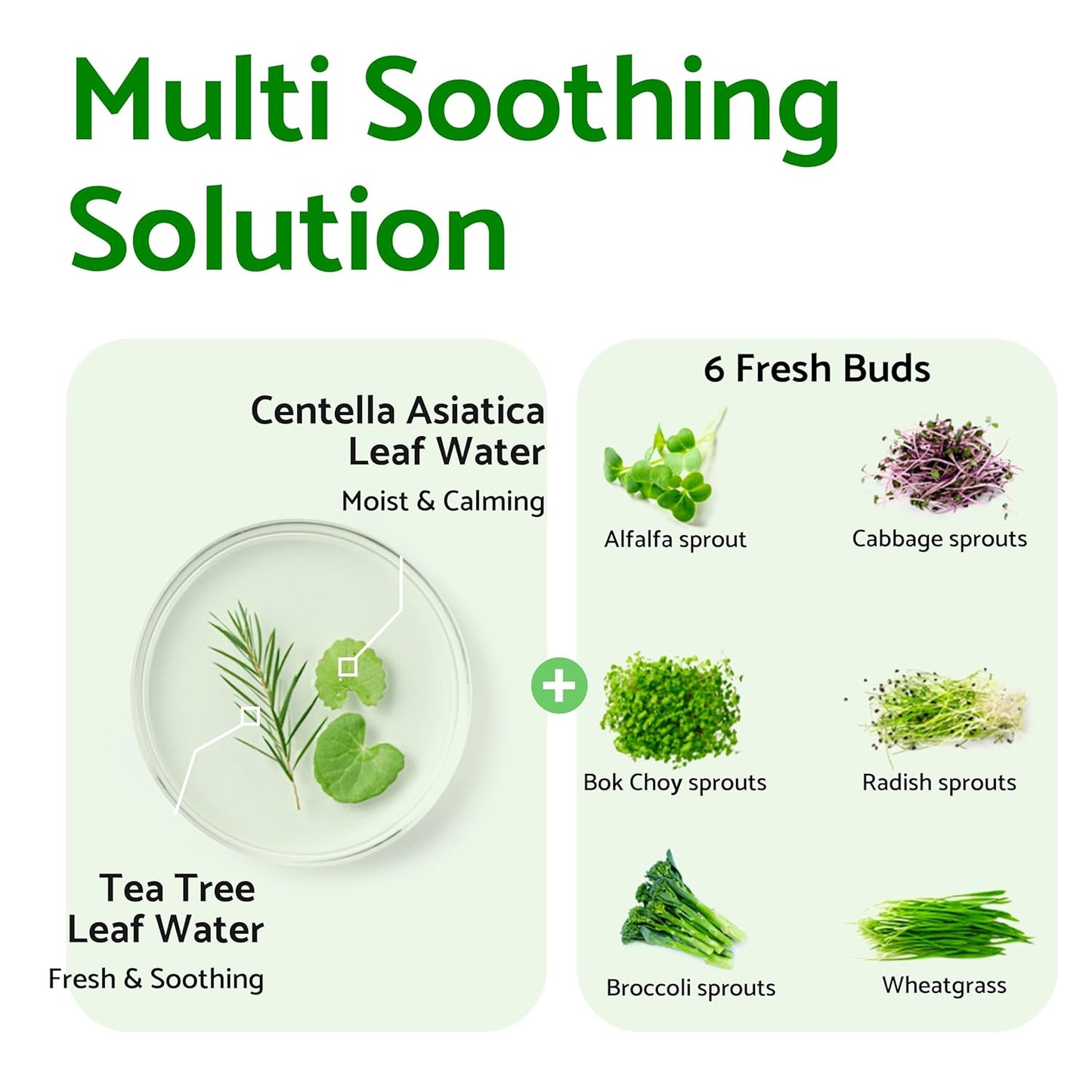 Centella Calming Gel Cream Vegan Non-Sticky Moisturizing Blemish Care W/Centella Asiatica Tea Tree Soothes Acne Rosacea Oily & Sensitive Skin Korean Skincare