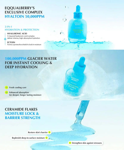 EQQUALBERRY - Hyaltoin Flooding Serum - 30ml/ 1.01 Fl. Oz.