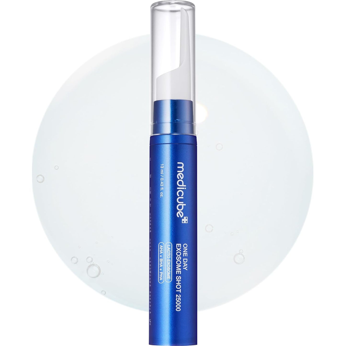 Zero Exosome Shot 25,000 PPM Spicule Facial Serum | Liquid Skin Booster Serum | Exosome, AHA+BHA+PHA | Pore Care, Dead Skin Cells, Skin Texture | Korean Skin Care 0.43 Fl.Oz