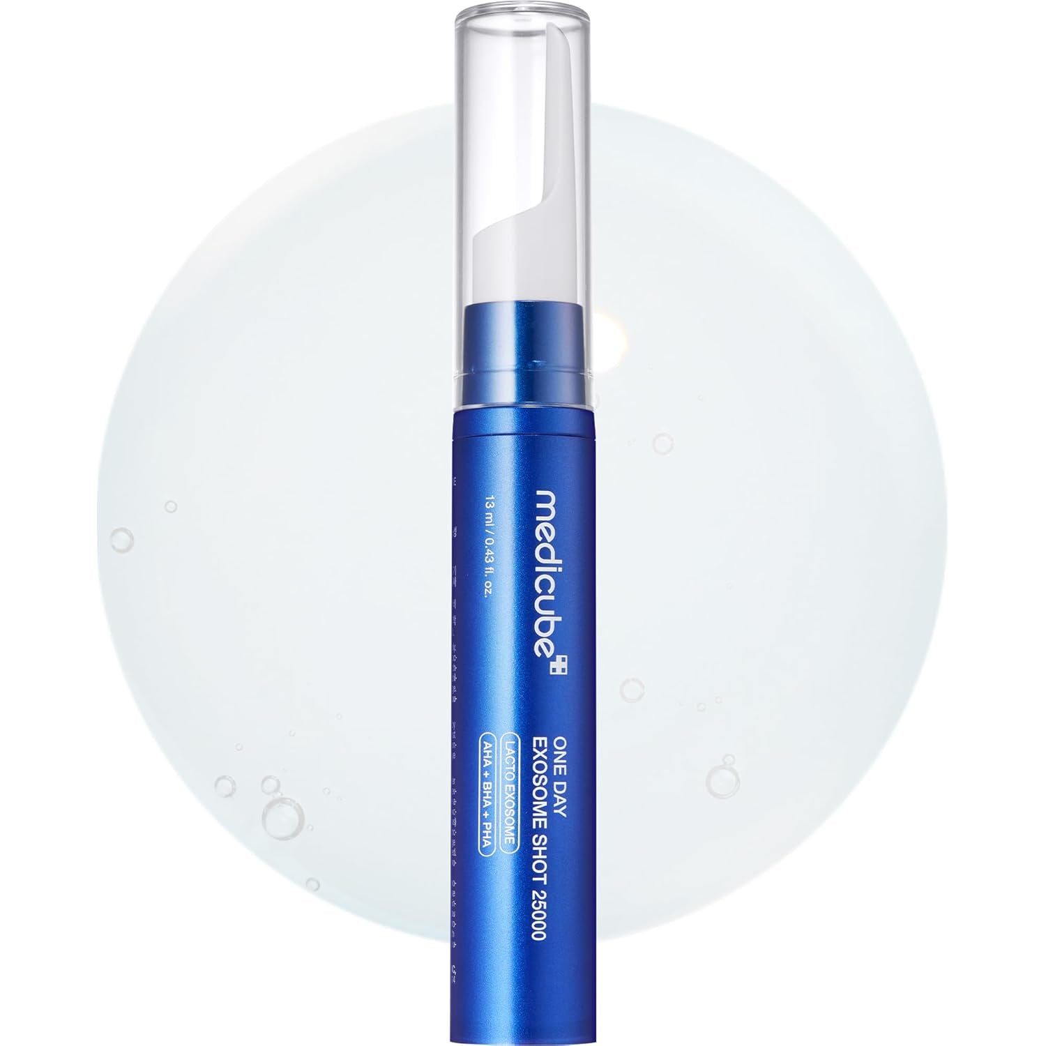 Zero Exosome Shot 25,000 PPM Spicule Facial Serum | Liquid Skin Booster Serum | Exosome, AHA+BHA+PHA | Pore Care, Dead Skin Cells, Skin Texture | Korean Skin Care 0.43 Fl.Oz