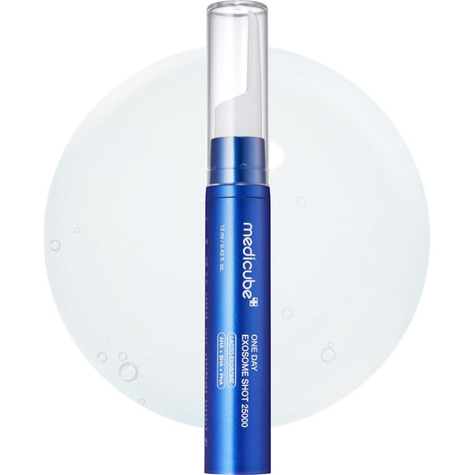 Zero Exosome Shot 25,000 PPM Spicule Facial Serum | Liquid Skin Booster Serum | Exosome, AHA+BHA+PHA | Pore Care, Dead Skin Cells, Skin Texture | Korean Skin Care 0.43 Fl.Oz