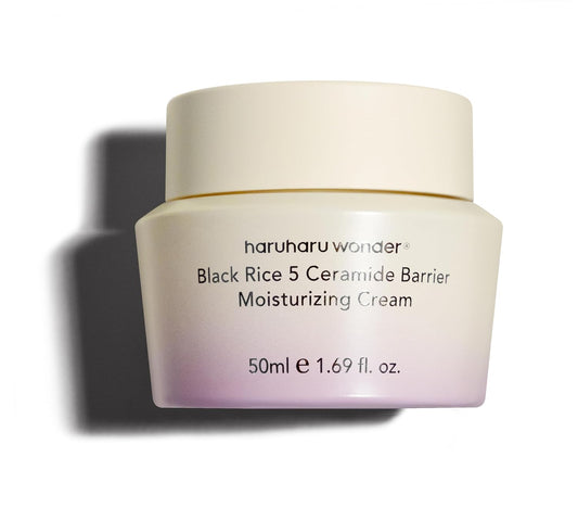 Wonder Black Rice 5 Ceramide Barrier Moisturizing Cream, Daily Skin Barrier Care, Long-Lasting Hydration, Soothing & Nourishing, Ceramide Capsules, Korean Skincare, 1.69 Fl.Oz