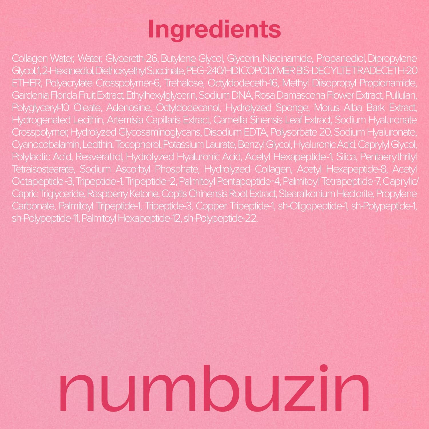 No.2X Serum | Rose PDRN Collagen 2X Plumping Serum | Glowing, Hydrating, Firming, Korean Skincare | Collagen, Peptides, PDRN | for Dry, Combination Skin | 1.01 Fl.Oz.