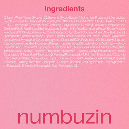 No.2X Serum | Rose PDRN Collagen 2X Plumping Serum | Glowing, Hydrating, Firming, Korean Skincare | Collagen, Peptides, PDRN | for Dry, Combination Skin | 1.01 Fl.Oz.