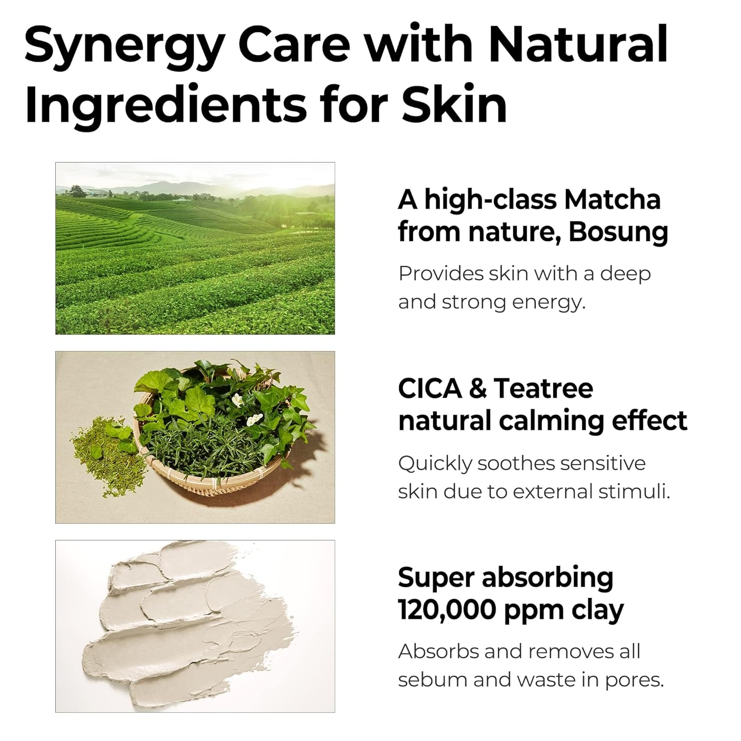 Super Matcha Pore Clean Clay Mask - 3.52Oz, 100G - Made from Match Water for Sensitive Skin - Skin Moisturizing Effect with Sebum and Pore Care - Korean Skin Care