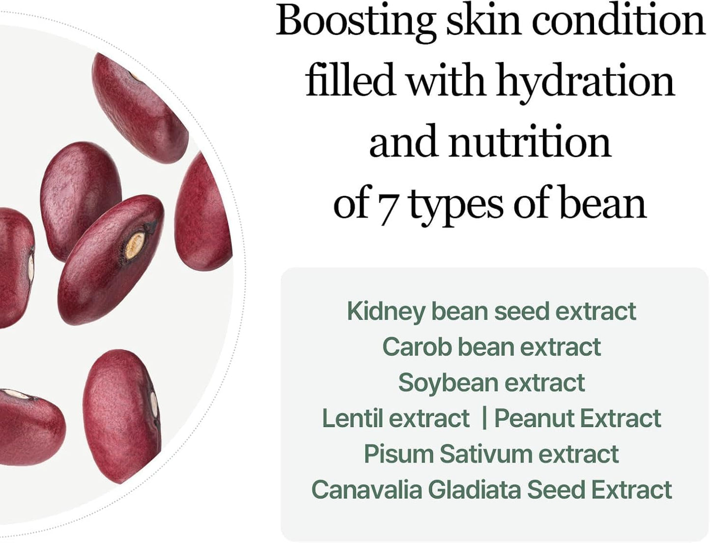 Bean Toner Pad,Moisturizing, Elasticity,Exfoliation, Bean Extracts, Cotton Pad (180Ml/6.08Fl.Oz/70 Sheets)