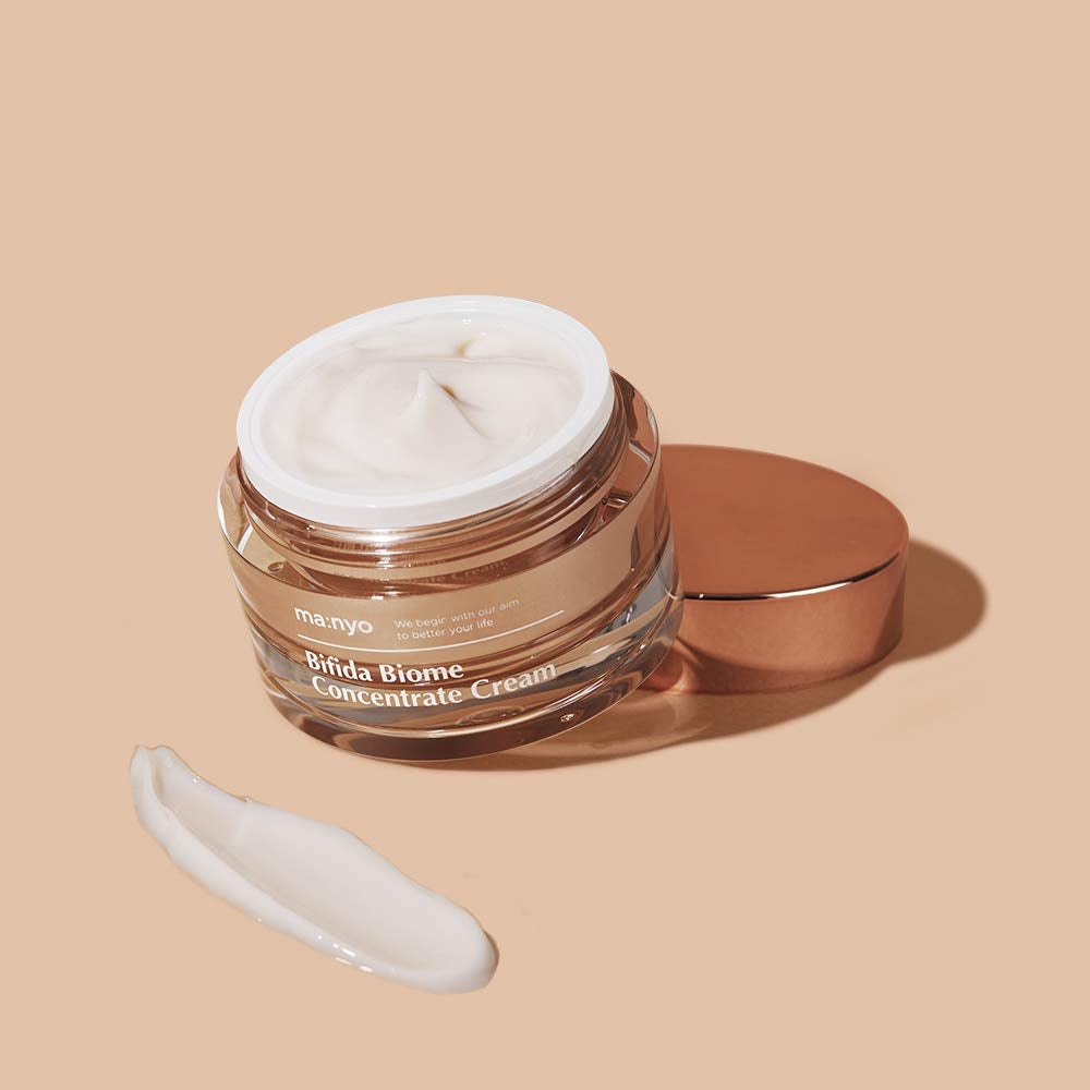 Bifida Biome Concentrate Cream Facial Moisturizing Cream with Hyaluronic Acid, Ceramide, for Women Skin Care, Natural Korean Skin Care 1.69 Fl Oz (50Ml)