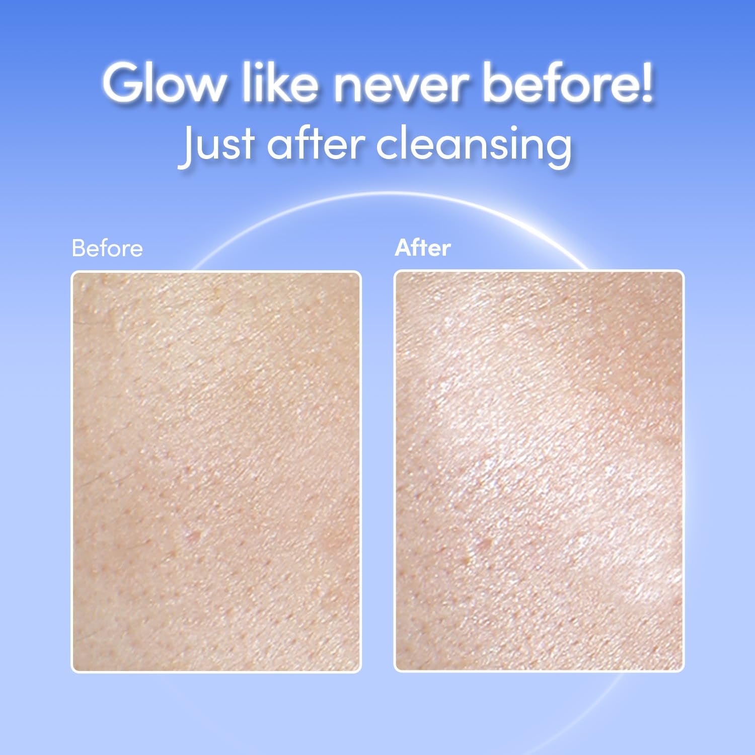 Ph Balanced Daily Glow Gel Cleanser 7.1 Fl Oz. 210Ml Moisturizing Finish, Gentle Gel Cleaning, Korean Skincare EWG Green