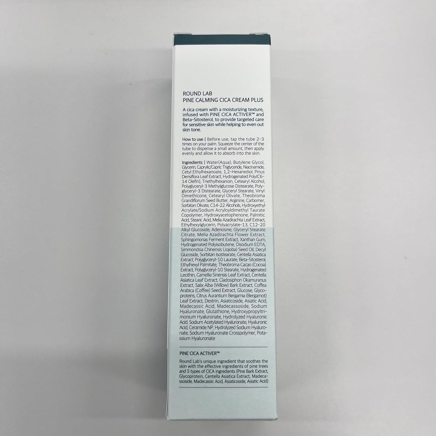 Pine Cica Calming Cream plus 60Ml – Dual-Texture Soothing Cream for Blemish Care, Acne-Prone Skin Safe, Sebum & Oil Control, Intensive Calming, Strengthens Skin Barrier, Clear & Calm Finish