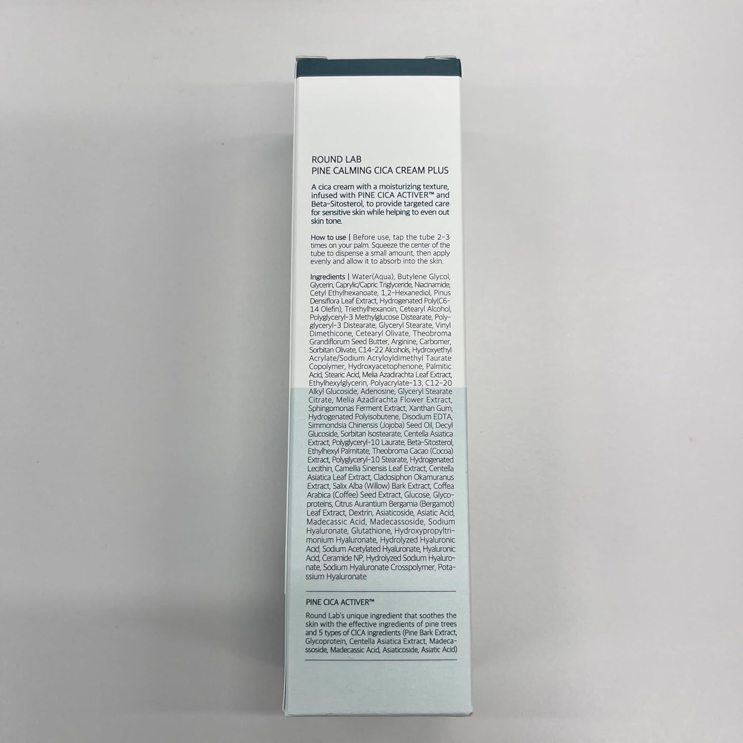 Pine Cica Calming Cream plus 60Ml – Dual-Texture Soothing Cream for Blemish Care, Acne-Prone Skin Safe, Sebum & Oil Control, Intensive Calming, Strengthens Skin Barrier, Clear & Calm Finish